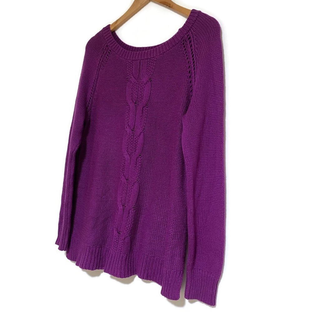 APT. 9 CABLE KNIT SWEATER - Picture 2 of 9